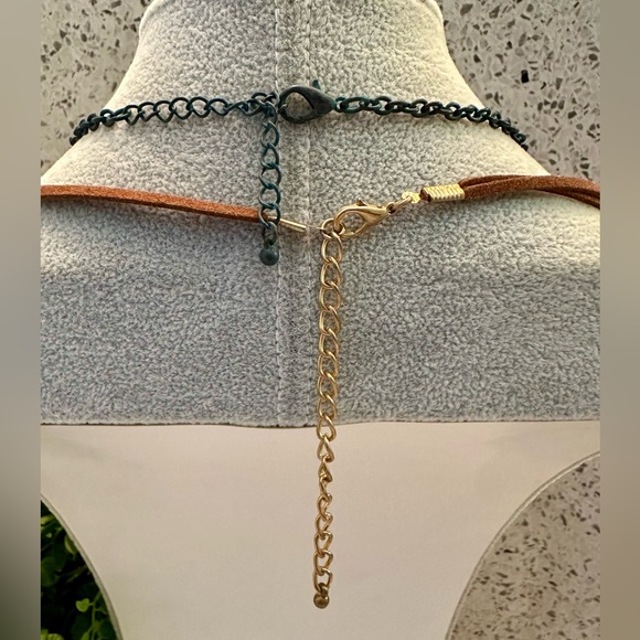 Jewelry Lot in copper/gold tone with turquoise patina - Picture 12 of 12